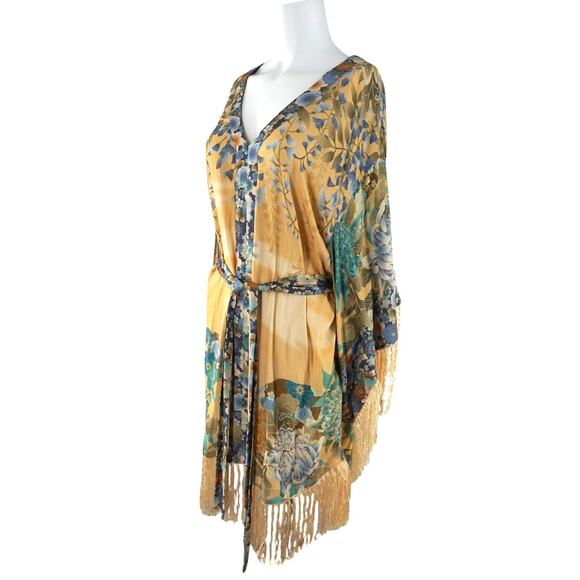 Spell And the Gypsy Floral Dress Fringe Botton - Picture 1 of 7